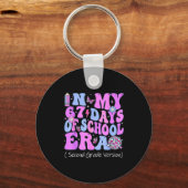 Porte-clés In My 67 Days Of School Era Groovy Second Grade Ve (Recto)