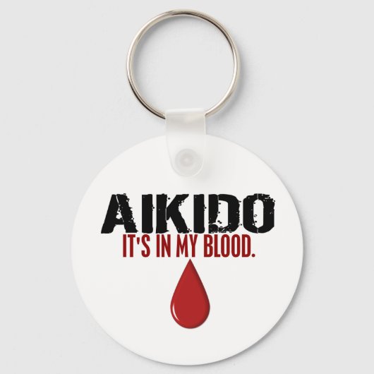 Porte-clés In My Blood AIKIDO (Recto)