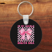 Porte-clés In My Double Digits Era Coquette Bow 10th Birthday (Recto)