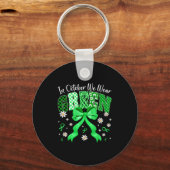 Porte-clés In October We Wear Green For Dwarfism Awareness Gi (Recto)