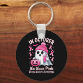 Porte-clés In October We Wear Nk Breast Cancer Awareness Hall (Recto)