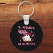 Porte-clés In October We Wear Nk Men Women Breast Cancer Awar (Recto)
