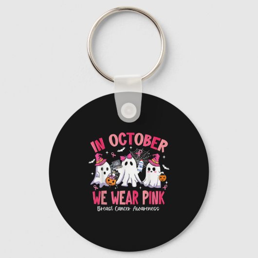 Porte-clés In October We Wear Nk Sonography Sonographer Breas (Recto)