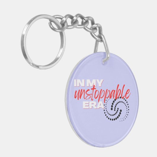 Porte-clés Inarrêtable, à mon époque imparable (Devant gauche)