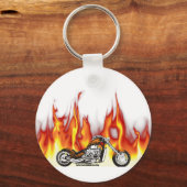 Porte-clés Incendie de moto (Recto)