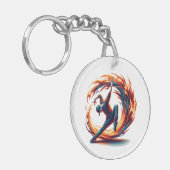 Porte-clés Incendie De Rue Avec Énergie Urbaine (Devant gauche)