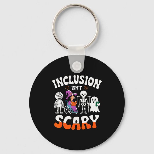Porte-clés Inclusion Isn't Y Sped Halloween Special Education (Recto)