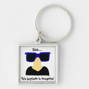 Porte-clés Incognito Moustache & Porte - clé de lunettes