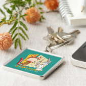 Porte-clés "Incroyable" Coiffeur BUGS BUNNY™ & Elmer Fudd (Côté)