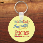 Porte-clés Incroyable enseignant (Recto)