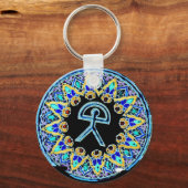 Porte-clés Indalo Man Cermaics, Almeria, Espagne (Recto)