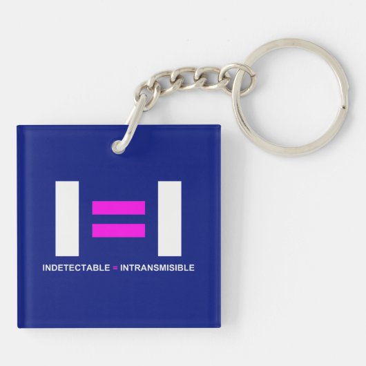 Porte-clés Indétectable es igual a Intransmisible VIH (Dos)