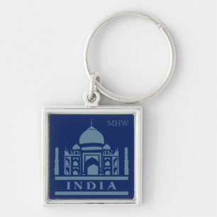 Porte-clés INDIA monogramme personnalisé & porte - clés coule