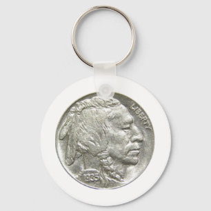 PORTE-CLÉS INDIAN HEAD NICKEL