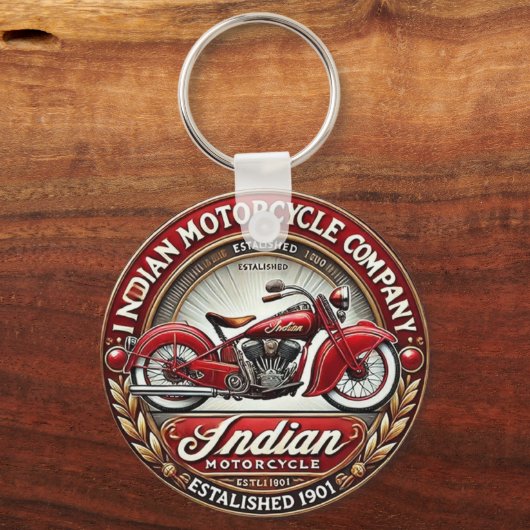 Porte-clés Indian Motorcycle (Recto)