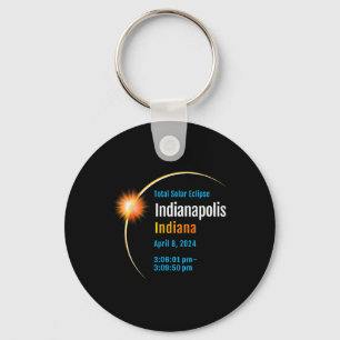 Porte-clés Indiana Dans Total Éclipse Solaire 2024 1