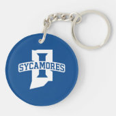 Porte-clés Indiana State University Sycamores (Dos)