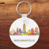 PORTE-CLÉS INDIANAPOLIS, INDIANA SKYLINE WB1 - (Recto)