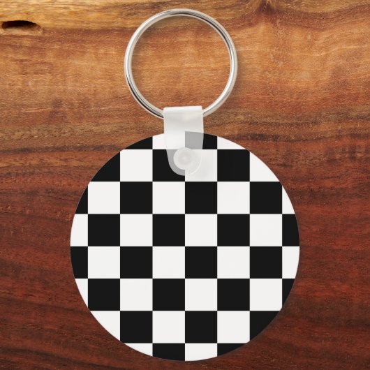 Porte-clés Indicateur À damiers (Verso)