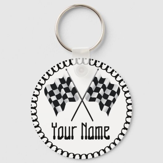 Porte-clés Indicateur À damiers (Recto)