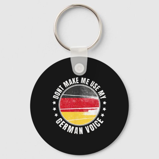 Porte-clés Indicateur Allemand _ _ Ne Me Faites Pas Utiliser (Recto)