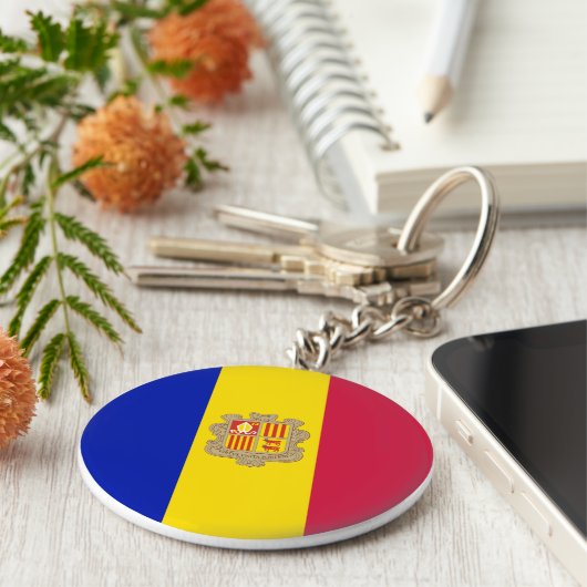 Porte-clés Indicateur Andorre (Côté)