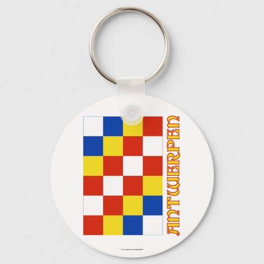 Porte-clés Indicateur Anvers avec nom (Recto)