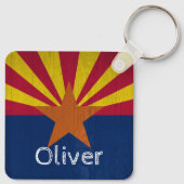 Porte-clés Indicateur Arizona personnalisé (Dos)