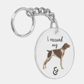 Porte-clés Indicateur aux cheveux courts allemand de (Devant gauche)