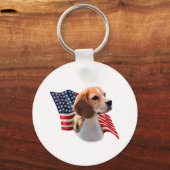 Porte-clés Indicateur beagle (Recto)