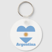Porte-clés Indicateur cardiaque de l'Argentine (Verso)