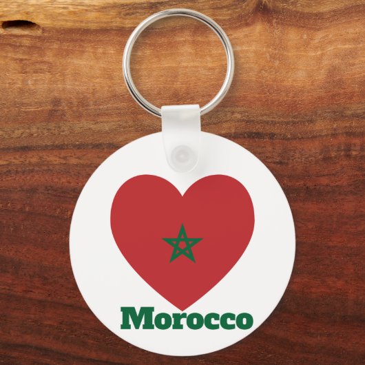 Porte-clés Indicateur cardiaque du Maroc (Verso)