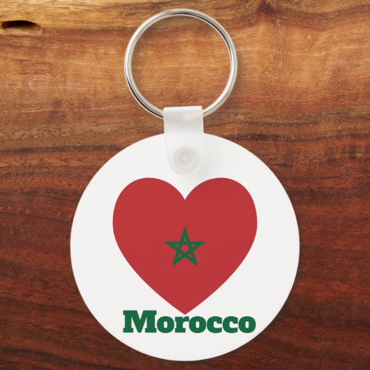 Porte-clés Indicateur cardiaque du Maroc (Recto)