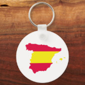 Porte-clés Indicateur de carte Espagne (Recto)