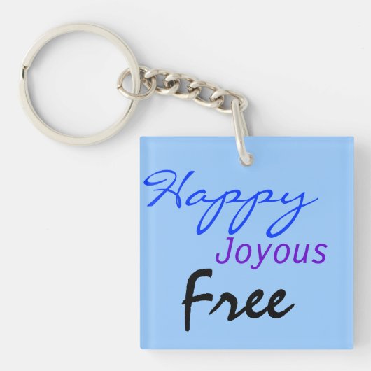 Porte-clés Indicateur de clé de date de sobriété (Devant)