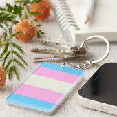 Porte-clés Indicateur de fidélité transgenre décroissant (Devant droit)