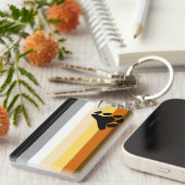 Porte-clés Indicateur de la fierté de l'ours (Devant droit)