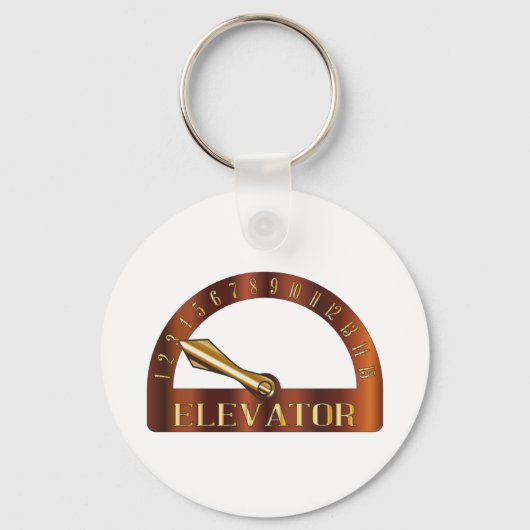 Porte-clés Indicateur de plancher de l'ascenseur isolé (Recto)