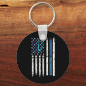 Porte-clés Indicateur de sensibilisation au suicide Anxiété s (Recto)