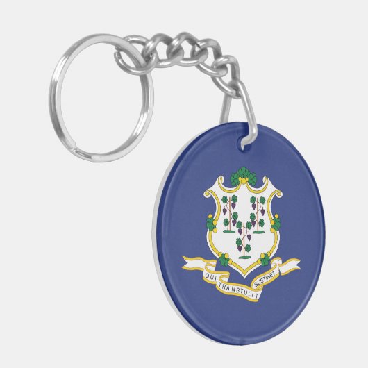 Porte-clés Indicateur d'état Connecticut (Devant gauche)