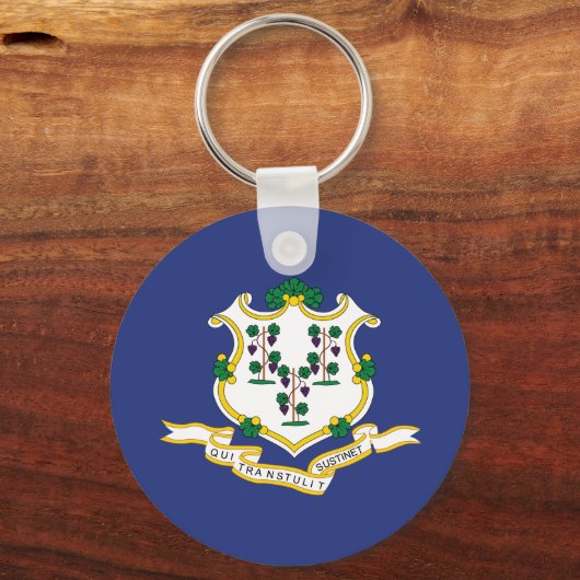 Porte-clés Indicateur d'état Connecticut (Recto)