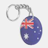 Porte-clés Indicateur d'icône ronde Australie (Devant gauche)