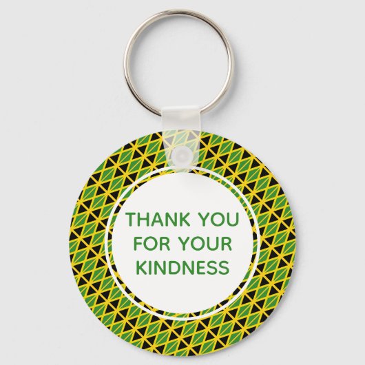 Porte-clés Indicateur Jamaïque personnalisé (Recto)