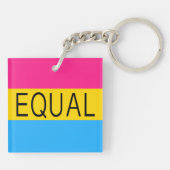Porte-clés Indicateur Pansexuel EQUAL (Dos)