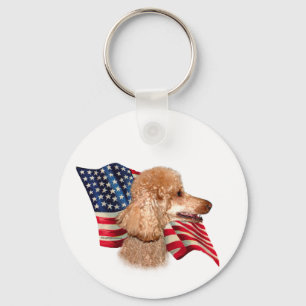 Porte-clés Indicateur Poodle (abricot)
