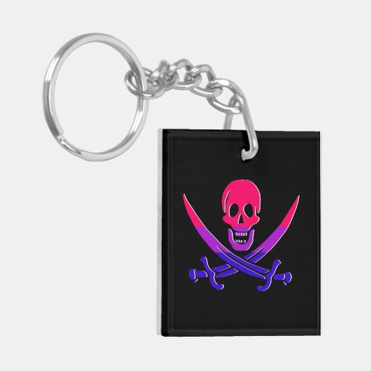 Porte-clés Indicateur PRIDE Jolly roger BI-Rate (Devant gauche)