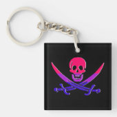 Porte-clés Indicateur PRIDE Jolly roger BI-Rate (Devant)