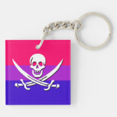 Porte-clés Indicateur PRIDE Jolly roger BI-Rate (Dos)
