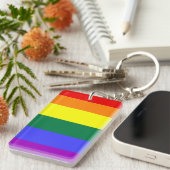 Porte-clés Indicateur Rainbow Pride (Devant droit)