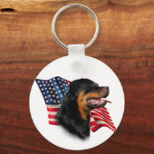 Porte-clés Indicateur Rottweiler (Recto)